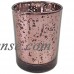 Just Artifacts Speckled Mercury Glass Votive Candle Holder 2.75"H (6pcs, Speckled Marsala Votives)   